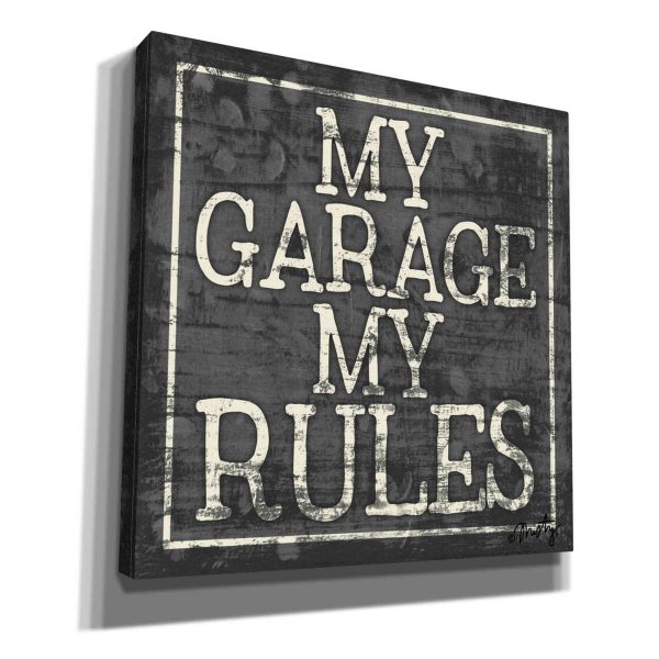 My Garage, My Rules  by Misty Michelle, Canvas Wall Art Cheap