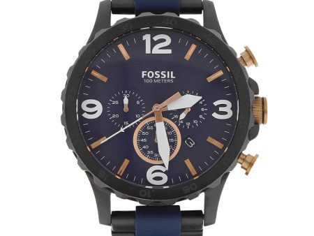 Reloj Fossil para caballero en acero esmalte. For Cheap