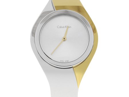 Reloj Calvin Klein para dama en acero inoxidable vista chapa. Cheap