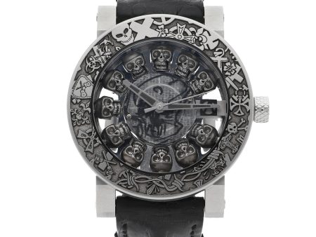 Reloj Artya para caballero en acero inoxidable correa piel. Sale