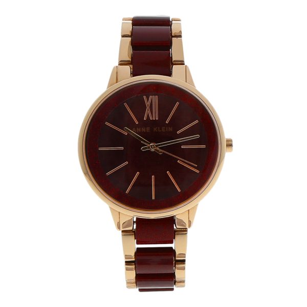 Reloj Anne Klein para dama en acero chapa vistas acrílico. Online