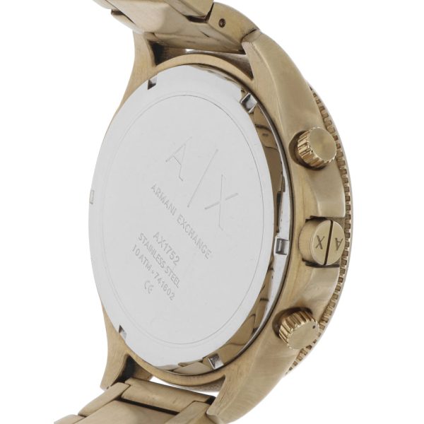 Reloj Armani Exchange para caballero en acero chapa. Online Sale