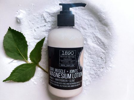 “Magnesium Body Lotion  - {Sore Muscle) Wintergreen+ Clove+ Arnica 7oz Fashion