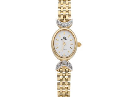 Reloj Guvier para dama en oro amarillo 14 kilates. Discount