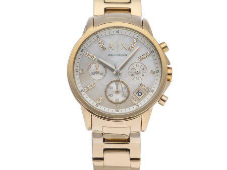 Reloj Armani Exchange para dama en acero chapa. Online Sale