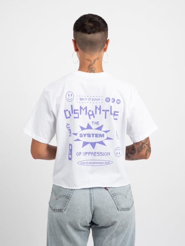 BLM - Dismantle Crop Tee Fashion