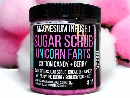 Unicorn Farts Sugar Scrub (Cotton Candy + Mixed Berries) Fashion