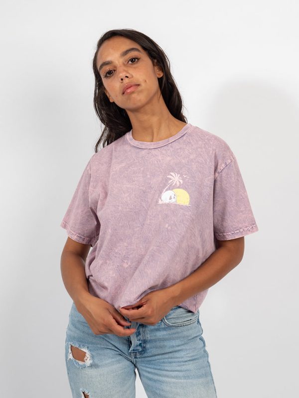 Wish You Were Vegan Crop Tee Discount