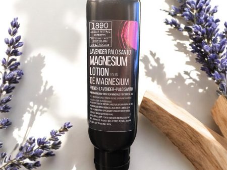 Lavender Palo-Santo (Magnesium Lotion) French Lavender + Palo-Santo Online now