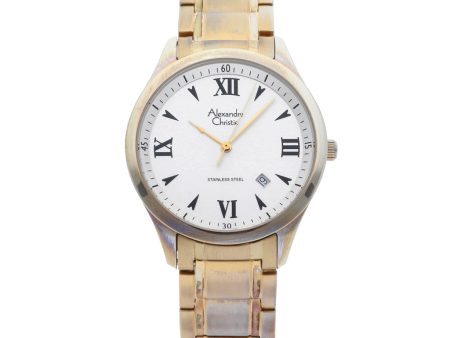 Reloj Alexandre Christie para caballero en acero chapa. Online Hot Sale