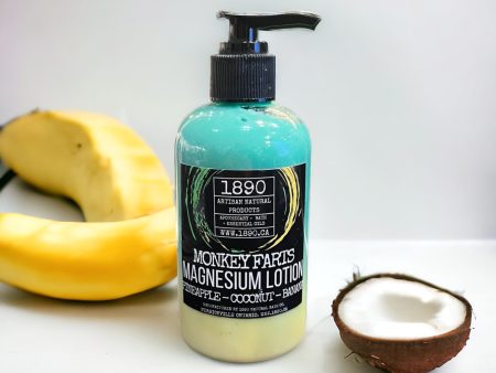 “Magnesium Body Lotion  - {Monkey Farts) Banana, Grapefruit, Orange, Coconut 6oz on Sale