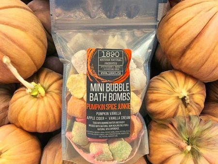 Pumpkin Spice Junkie - Bath Bomb Mini s Online Sale