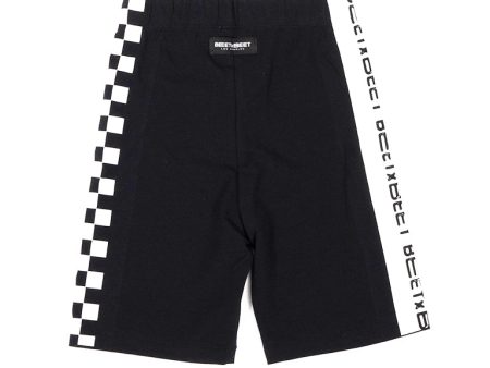 BxB Checkered Biker Shorts Online now