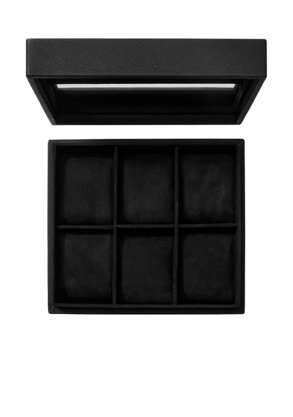 Watch Case - 6 pc - Black   Black Online Sale