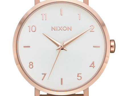 Arrow Leather - Rose Gold   Gray Sale